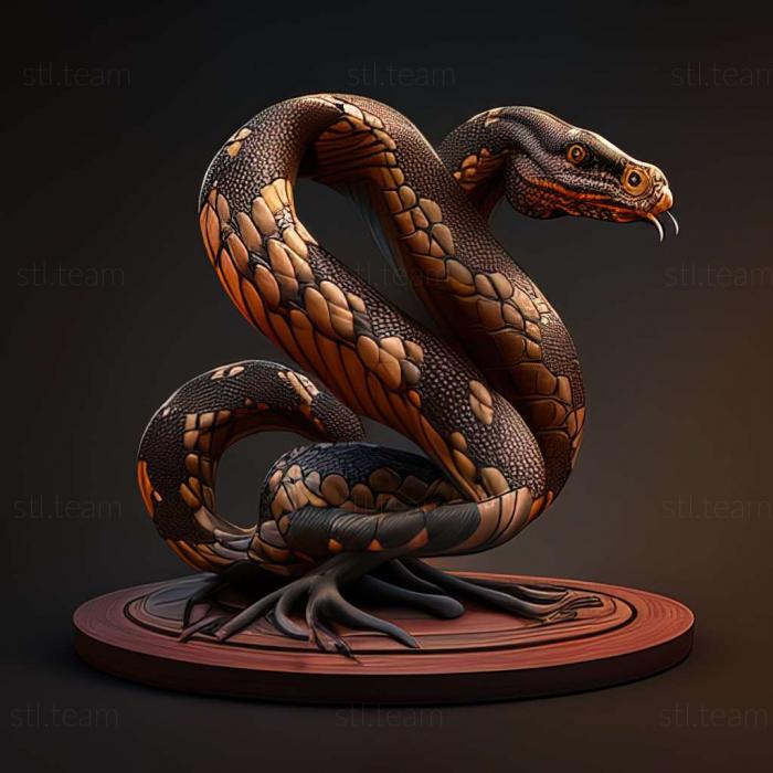 3D model Lampropeltis polyzona (STL)